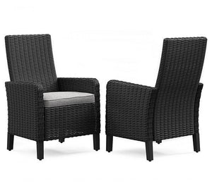 Beachcroft Outdoor Arm Chair with Cushion (Set of 2) - 46 Furniture and Mattress Gallery