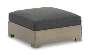Citrine Park Outdoor Ottoman with Cushion - 46 Furniture and Mattress Gallery
