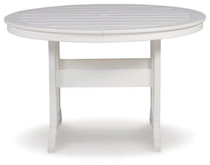 Crescent Luxe Outdoor Dining Table - 46 Furniture and Mattress Gallery