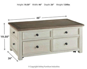 Bolanburg Coffee Table with Lift Top - 46 Furniture and Mattress Gallery