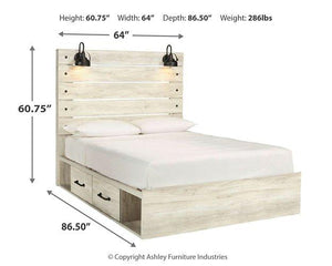 Cambeck Bed with 4 Storage Drawers - 46 Furniture and Mattress Gallery