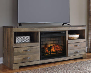 Trinell 63" TV Stand with Electric Fireplace - 46 Furniture and Mattress Gallery