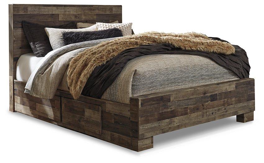 Derekson Bed with 2 Side Storage - 46 Furniture and Mattress Gallery
