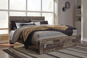 Derekson Bed with 2 Storage Drawers - 46 Furniture and Mattress Gallery