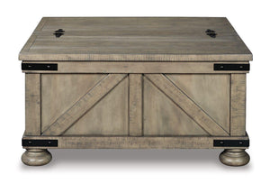 Aldwin Coffee Table With Storage - 46 Furniture and Mattress Gallery