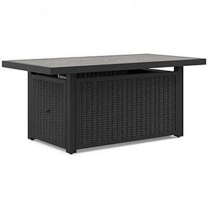 Beachcroft Outdoor Fire Pit Table - 46 Furniture and Mattress Gallery