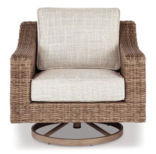 Load image into Gallery viewer, Beachcroft Outdoor Swivel Lounge with Cushion - 46 Furniture and Mattress Gallery
