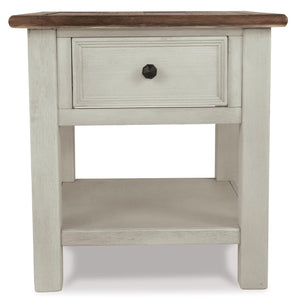 Bolanburg Chairside End Table with USB Ports & Outlets - 46 Furniture and Mattress Gallery