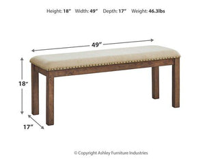 Moriville Dining Bench - 46 Furniture and Mattress Gallery
