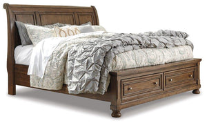 Flynnter Bed with 2 Storage Drawers - 46 Furniture and Mattress Gallery