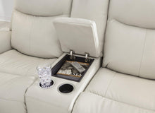 Load image into Gallery viewer, Mindanao Power Reclining Loveseat with Console - 46 Furniture and Mattress Gallery
