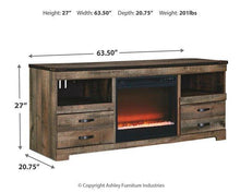 Load image into Gallery viewer, Trinell 63&quot; TV Stand with Electric Fireplace - 46 Furniture and Mattress Gallery
