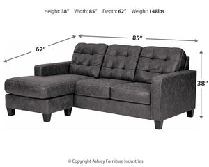Venaldi Sofa Chaise - 46 Furniture and Mattress Gallery