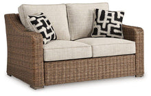 Load image into Gallery viewer, Beachcroft Outdoor Loveseat with Cushion - 46 Furniture and Mattress Gallery
