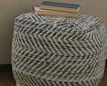 Load image into Gallery viewer, Chevron Pouf - 46 Furniture and Mattress Gallery
