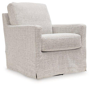 Nenana Next-Gen Nuvella Swivel Glider Accent Chair - 46 Furniture and Mattress Gallery