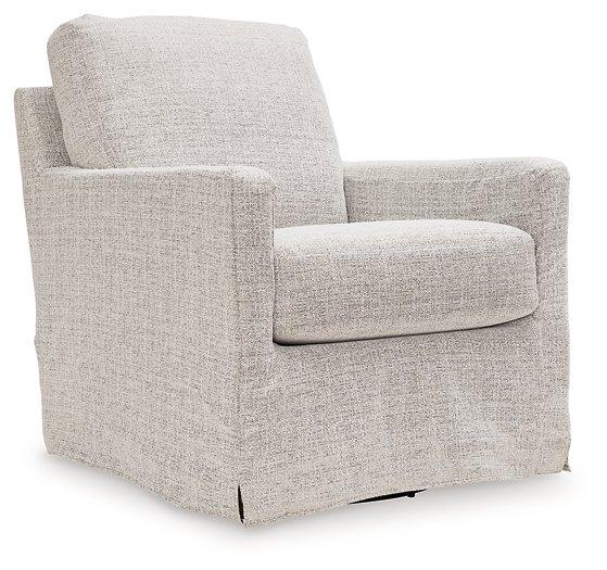 Nenana Next-Gen Nuvella Swivel Glider Accent Chair - 46 Furniture and Mattress Gallery