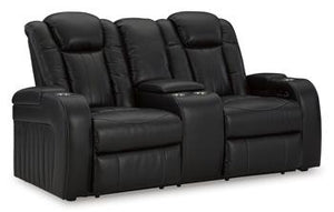 Caveman Den Power Reclining Loveseat with Console - 46 Furniture and Mattress Gallery