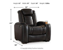 Load image into Gallery viewer, Party Time Power Recliner - 46 Furniture and Mattress Gallery
