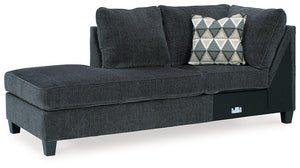 Abinger 2-Piece Sleeper Sectional with Chaise - 46 Furniture and Mattress Gallery