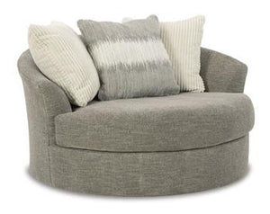 Creswell Oversized Swivel Accent Chair - 46 Furniture and Mattress Gallery
