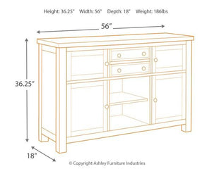 Moriville Dining Server - 46 Furniture and Mattress Gallery