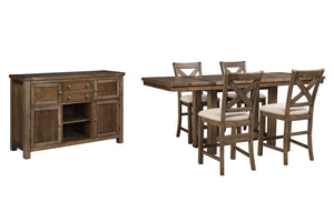 Moriville Counter Height Dining Set - 46 Furniture and Mattress Gallery