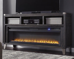 Todoe 65" TV Stand with Electric Fireplace - 46 Furniture and Mattress Gallery