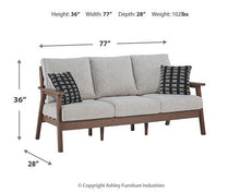 Load image into Gallery viewer, Emmeline Outdoor Sofa with Cushion - 46 Furniture and Mattress Gallery
