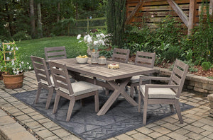 Hillside Barn Outdoor Dining Set - 46 Furniture and Mattress Gallery