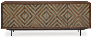 Dreggan Accent Cabinet - 46 Furniture and Mattress Gallery