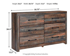 Drystan Dresser and Mirror - 46 Furniture and Mattress Gallery