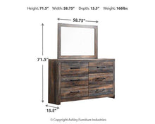 Load image into Gallery viewer, Drystan Dresser and Mirror - 46 Furniture and Mattress Gallery
