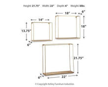 Load image into Gallery viewer, Efharis Wall Shelf (Set of 3) - 46 Furniture and Mattress Gallery
