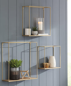Efharis Wall Shelf (Set of 3) - 46 Furniture and Mattress Gallery