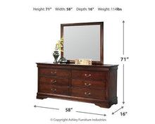 Load image into Gallery viewer, Alisdair Dresser and Mirror - 46 Furniture and Mattress Gallery
