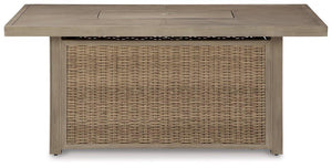 Beachcroft Outdoor Fire Pit Table - 46 Furniture and Mattress Gallery