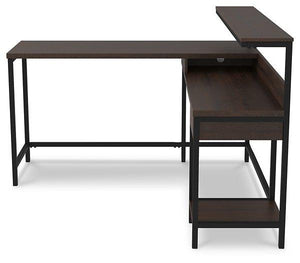 Camiburg Home Office L-Desk with Storage - 46 Furniture and Mattress Gallery