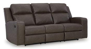 Lavenhorne Reclining Sofa with Drop Down Table - 46 Furniture and Mattress Gallery