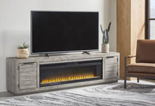Load image into Gallery viewer, Naydell 92&quot; TV Stand with Electric Fireplace - 46 Furniture and Mattress Gallery
