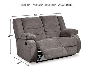 Tulen Reclining Loveseat - 46 Furniture and Mattress Gallery