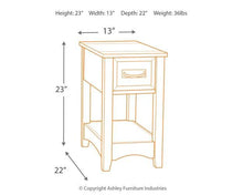Load image into Gallery viewer, Breegin Chairside End Table - 46 Furniture and Mattress Gallery
