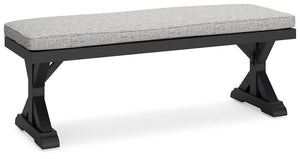 Beachcroft Outdoor Bench with Cushion - 46 Furniture and Mattress Gallery