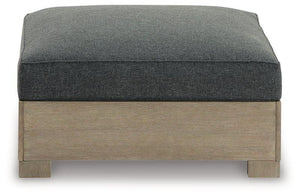 Citrine Park Outdoor Ottoman with Cushion - 46 Furniture and Mattress Gallery