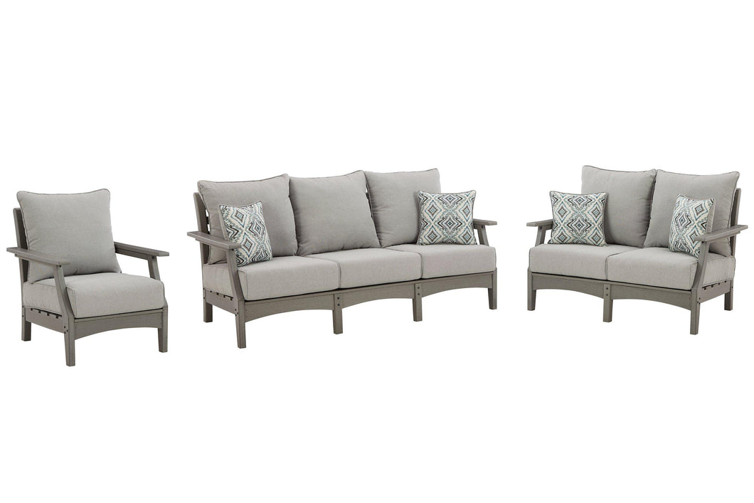 Visola Outdoor Seating Set - 46 Furniture and Mattress Gallery