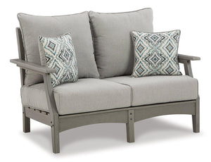 Visola Outdoor Sofa and Loveseat Set - 46 Furniture and Mattress Gallery