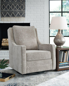 Kambria Swivel Glider Accent Chair - 46 Furniture and Mattress Gallery