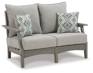 Visola Outdoor Loveseat Conversation Set - 46 Furniture and Mattress Gallery