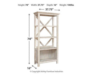 Carynhurst 75" Bookcase - 46 Furniture and Mattress Gallery