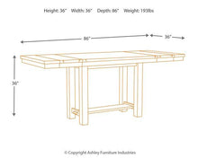 Load image into Gallery viewer, Moriville Counter Height Dining Extension Table - 46 Furniture and Mattress Gallery
